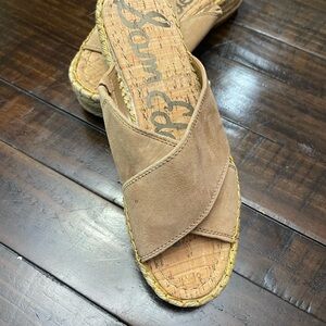 Sam Edelman Tan Espadrille Suede Shoes